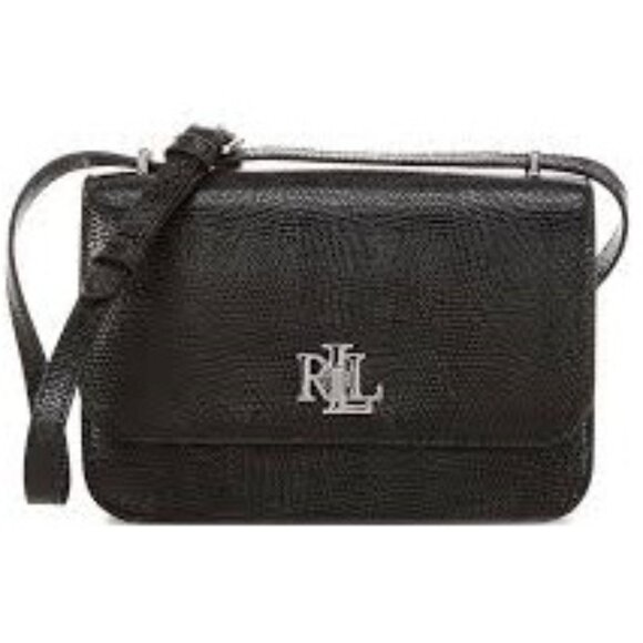 $150 OFF ✅Lauren Ralph LaurenLizard Embossed Leather Sophee Bag✨ NWT +Dust Bag - Picture 4 of 17